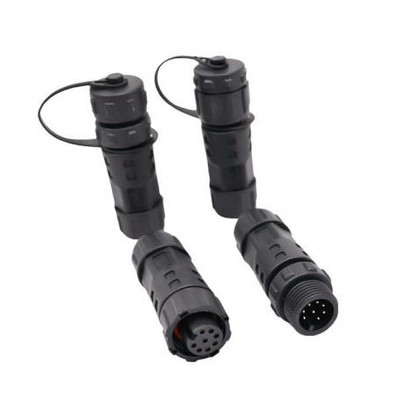 M12 3-Stift wasserdichtes Kreisverbindungskabel weiblich gerade geformt für LVDS-Display OEM/ODM
