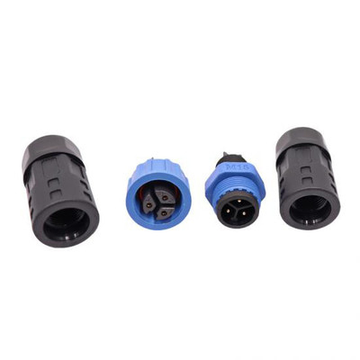M15 Industrial 2, 3 Pin Circular Connector mit Schweißvorrichtung und wasserdichtem IP67-Rating OEM/ODM