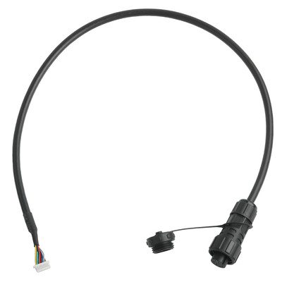 UL2464 24AWGX5C wasserdichtes Draht M16 weiblich bis zur Spitze SH1.0 9P Rundverbindungskabel