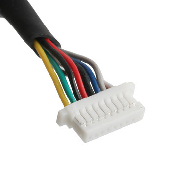 UL2464 24AWGX5C wasserdichtes Draht M16 weiblich bis zur Spitze SH1.0 9P Rundverbindungskabel