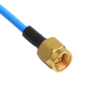 ROHS Low PIM Flex TFT-5G-402 RF Koaxialkabel doppelt abgeschirmt mit blauer FEP-Jackette