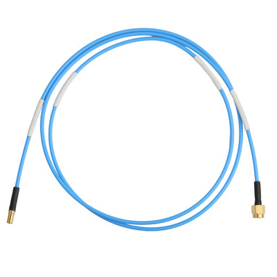 ROHS Low PIM Flex TFT-5G-402 RF Koaxialkabel doppelt abgeschirmt mit blauer FEP-Jackette