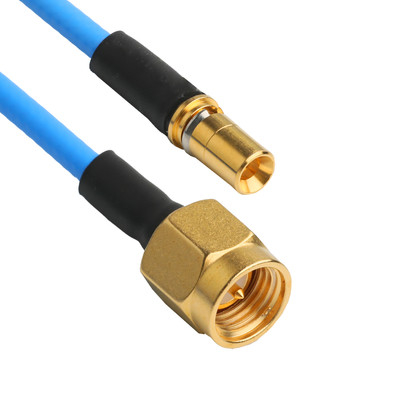 ROHS Low PIM Flex TFT-5G-402 RF Koaxialkabel doppelt abgeschirmt mit blauer FEP-Jackette