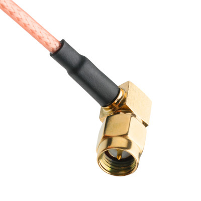ROHS RF Koaxialanschlüsse RG316 Kabel RA SMA Stecker Rechtswinkel Stecker Kabelanschluss