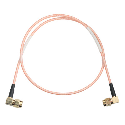 ROHS RF Koaxialanschlüsse RG316 Kabel RA SMA Stecker Rechtswinkel Stecker Kabelanschluss