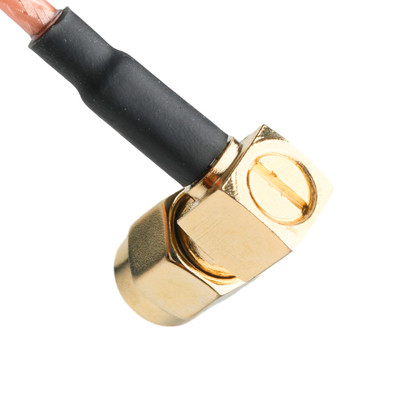ROHS RF Koaxialanschlüsse RG316 Kabel RA SMA Stecker Rechtswinkel Stecker Kabelanschluss