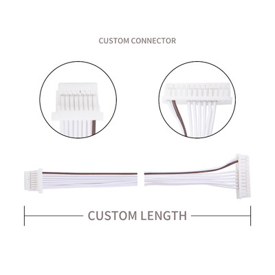Kabel Conector SHR-08V-S-B oder SSH-003T-P0.2-H JST Lvds ZU Molex 51021-1000 PVC