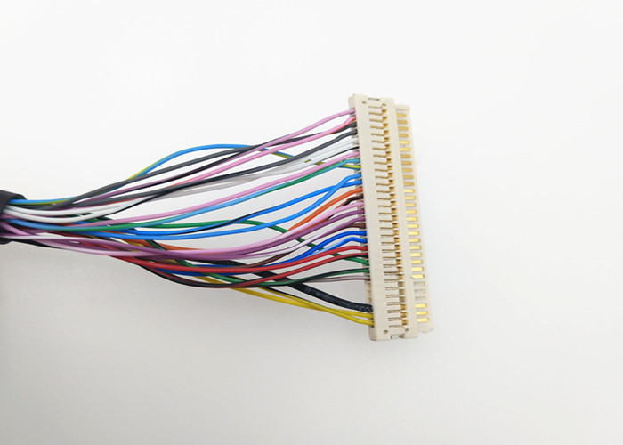 AWG-Lehre 30 schirmte ringsum Kabel 30 Y Lvds Pin JAE FI-X30H zu 2* DF14-20S-1.25C ab