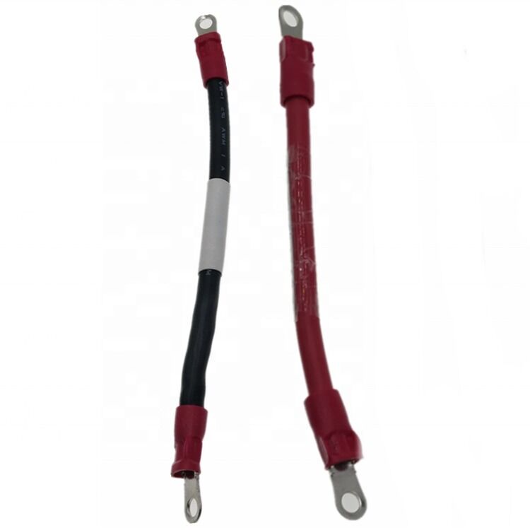 600V Isolierter Bimetall-Lug-Crimping-Terminal M5-Anschluss mit anpassbarer Länge für elektronische Anwendungen