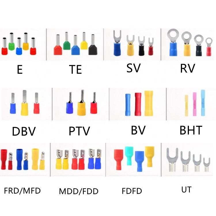 600V Isolierter Bimetall-Lug-Crimping-Terminal M5-Anschluss mit anpassbarer Länge für elektronische Anwendungen