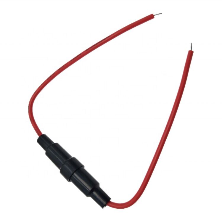 5x20mm Inline-Sicherheitshalter mit 22AWG-Kabel und 250V-Rating für Automotive- und Marineanwendungen