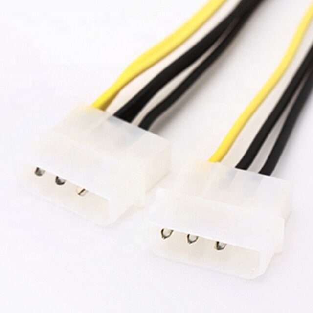 18AWG PVC PCI-E Stromkabel 8-Pin Stecker auf Dual 8-Pin(6+2) Stecker GPU Strom-Splitter mit individuellen Längenoptionen