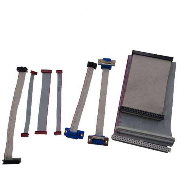 D-SUB DB9 bis IDC Flat Ribbon Cable Assembly mit vergoldetem Steckverbinder und 2,54 mm Pitch für anpassbare Längenanwendungen
