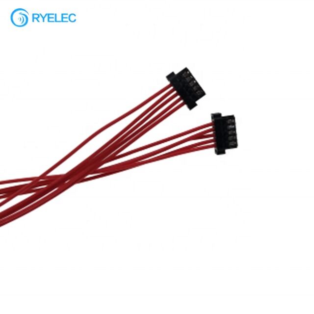 Hirose DF52-5P-0.8C 5 Pin Connector Wire Harness with 32AWG Wire and Customized Length Cable Assembly