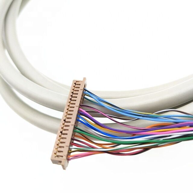Hot Sale 1.25mm Pitch HRS DF13 40pin EDP Cable to 1mm Pitch JAE FI-X30 30pin LCD LVDS Cable Assembly
