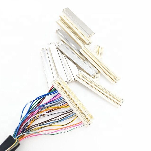 Hot Sale 1.25mm Pitch HRS DF13 40pin EDP Cable to 1mm Pitch JAE FI-X30 30pin LCD LVDS Cable Assembly