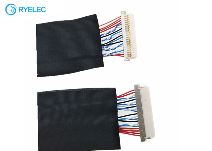 20pin 1.0mm Stunden DF19-20S-1C beides Enden-Schild flaches Lvds-Kabel für Hydraulik-Wagenheber