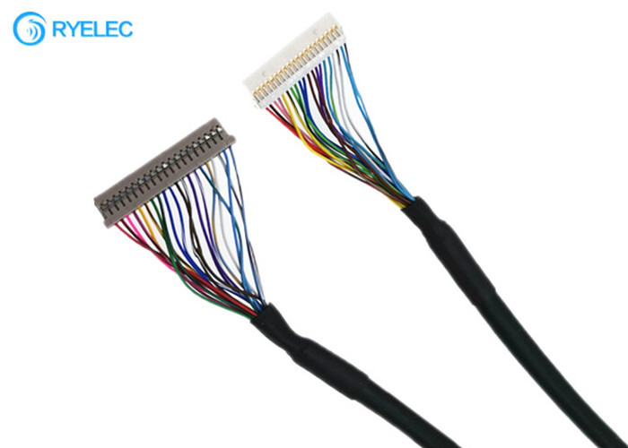 Neigung DF14 20pin 1.0mm Kabel DF19  zum Verbindungsstück-LVDS für Abisoliermaschine mit UL20276