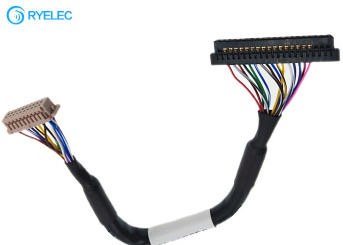 Verdrehte Paare 20pin JAE FI-S20S zu Kabel 20P Stunden DF13-20DS-1.25C 1.25MM LVDS LCD für Monitor
