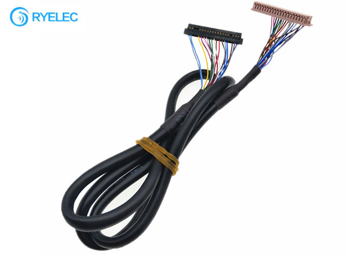 Soem-ODM 40PIN  DF13-40DS-1.25C zu 20PIN JAE Fi-S20S mit Jacke Lvds-Kabel für Digital