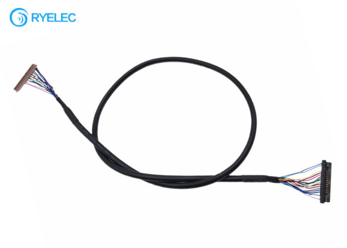 Soem-ODM 40PIN  DF13-40DS-1.25C zu 20PIN JAE Fi-S20S mit Jacke Lvds-Kabel für Digital