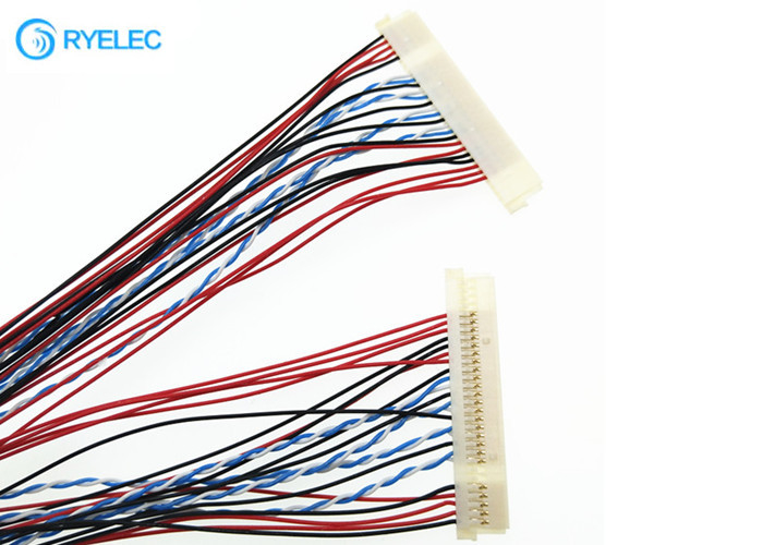 Kabel  DF19-30S-1C 30 P Lvds zu Lcd-Schirm führte Konverter-Signal-30AWG verdrehten Draht