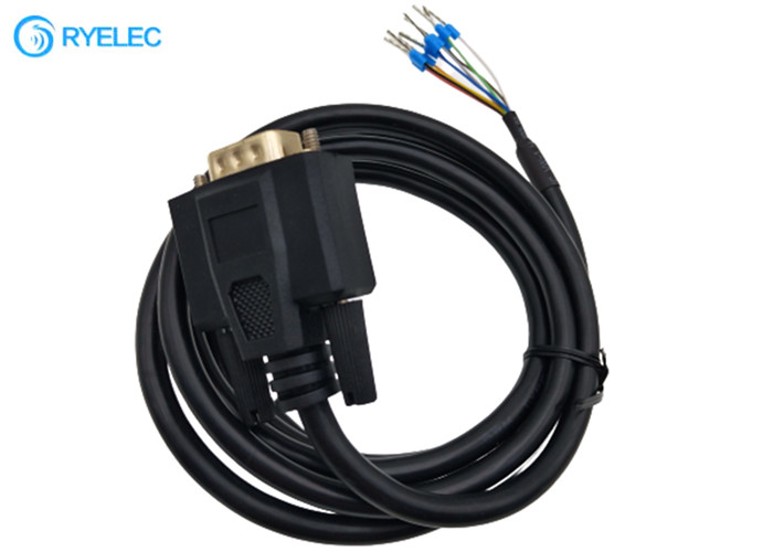 Computer-Kabel Mann-RS232 VGA-DBs 9P DB9 zur Zwinge Mini Crimp Terminal Connector