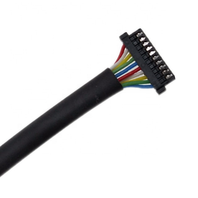 Neigung 10 AWG-Lehre Ul1571 32 kundenspezifisches Geschirr-0.8mm Pin DF52-10P-0.8C  PVC-Kabel