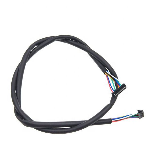 Neigung 10 AWG-Lehre Ul1571 32 kundenspezifisches Geschirr-0.8mm Pin DF52-10P-0.8C  PVC-Kabel