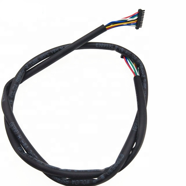 Neigung 10 AWG-Lehre Ul1571 32 kundenspezifisches Geschirr-0.8mm Pin DF52-10P-0.8C  PVC-Kabel
