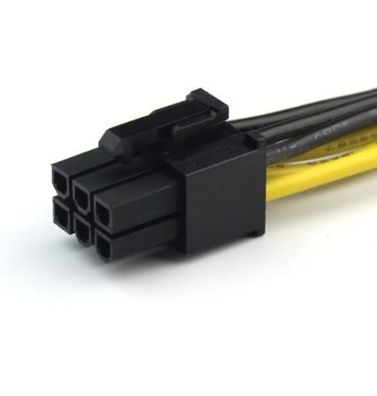 6P bis 8P Server Power Conversion Board Grafikmodul Leitungskabel 50CM/18AWG/16AWG Länge 70cm/Anpassungsteil Molex