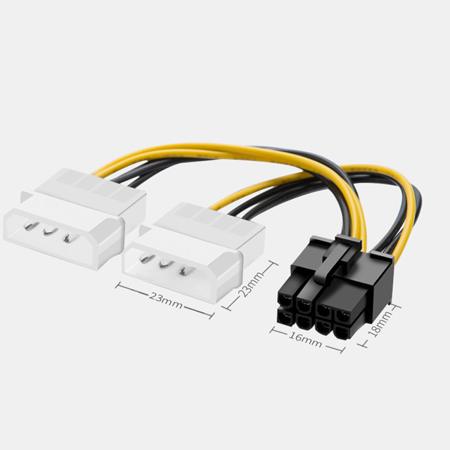 Doppel4 Videografikkarte Pin Molex Tos 8 Pin Pcie Power Cable For