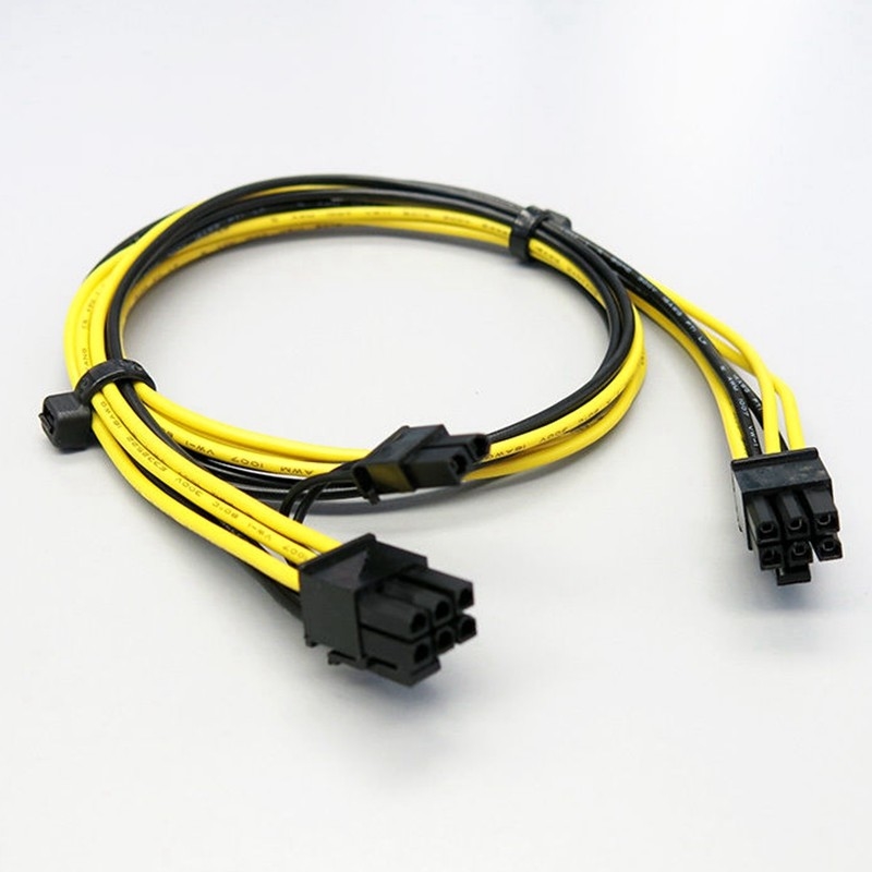 MANN 16AWG 6PIN ZU Stromkabel MANN8pin pCI E für Grafikkarte