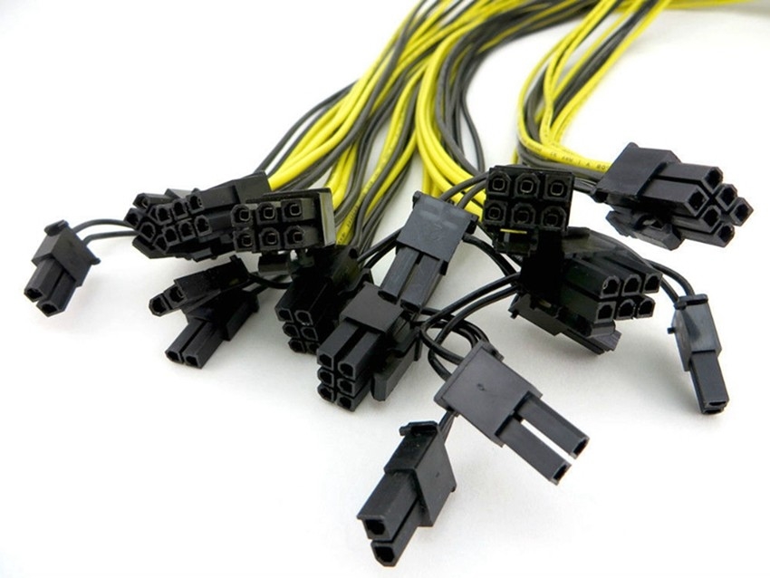 MANN 16AWG 6PIN ZU Stromkabel MANN8pin pCI E für Grafikkarte