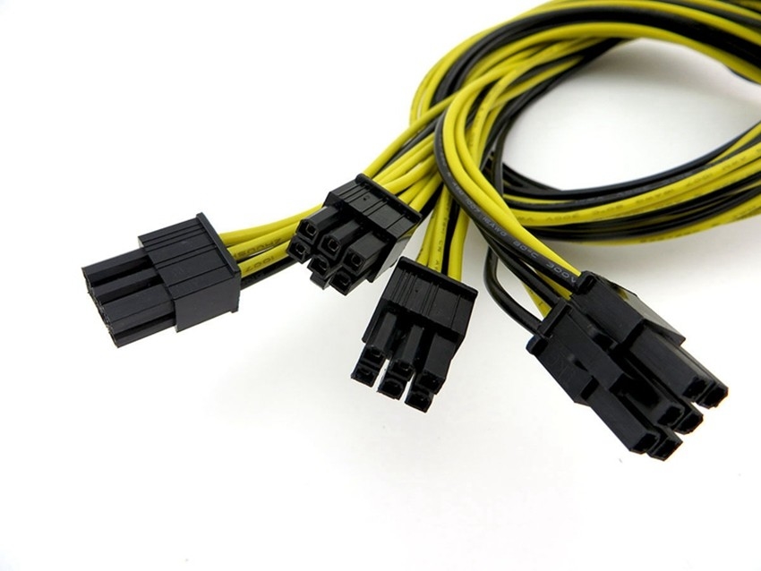 MANN 16AWG 6PIN ZU Stromkabel MANN8pin pCI E für Grafikkarte