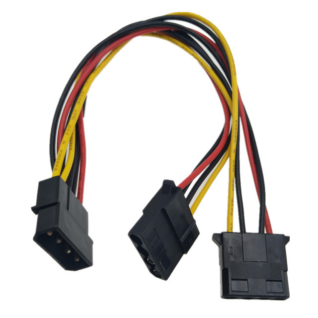 4 Pin Male 1 bis 2 * 4 Kabel Pin Famales IDE 4 Pin Sata Power Y