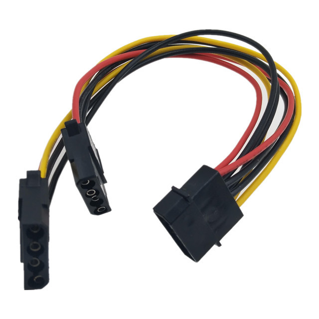 4 Pin Male 1 bis 2 * 4 Kabel Pin Famales IDE 4 Pin Sata Power Y