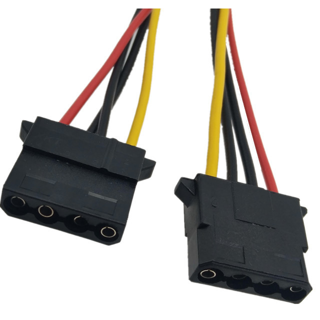 4 Pin Male 1 bis 2 * 4 Kabel Pin Famales IDE 4 Pin Sata Power Y